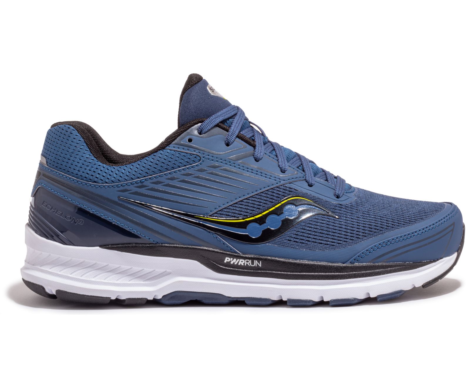 Tenis Para Correr Saucony Echelon 8 Hombre Azul Marino Negros | México 458HAPK